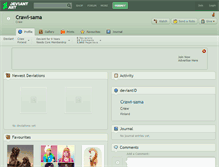 Tablet Screenshot of crawi-sama.deviantart.com