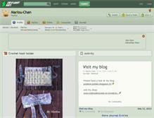 Tablet Screenshot of marlou-chan.deviantart.com