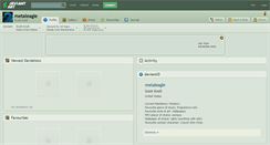 Desktop Screenshot of metaleagle.deviantart.com