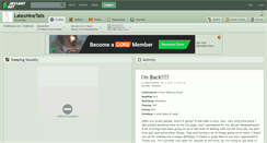 Desktop Screenshot of latexninetails.deviantart.com