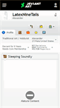 Mobile Screenshot of latexninetails.deviantart.com