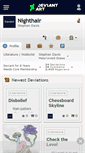 Mobile Screenshot of nighthair.deviantart.com