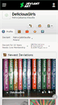 Mobile Screenshot of deliciousgirls.deviantart.com