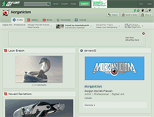 Tablet Screenshot of morganicism.deviantart.com