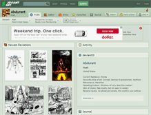 Tablet Screenshot of abdurant.deviantart.com
