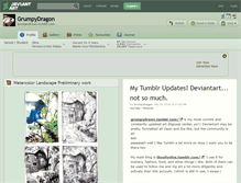 Tablet Screenshot of grumpydragon.deviantart.com
