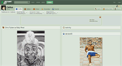 Desktop Screenshot of cleitus.deviantart.com