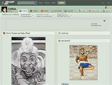 Tablet Screenshot of cleitus.deviantart.com