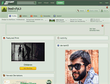 Tablet Screenshot of dead-styl3.deviantart.com