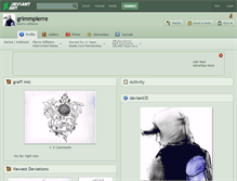 Tablet Screenshot of grimmpierre.deviantart.com
