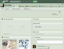Tablet Screenshot of naru-chan.deviantart.com