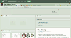 Desktop Screenshot of clan-claimers-crew.deviantart.com