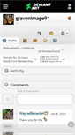 Mobile Screenshot of gravenimage91.deviantart.com