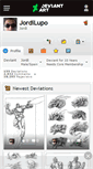 Mobile Screenshot of jordilupo.deviantart.com