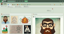 Desktop Screenshot of mneill.deviantart.com