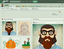 Tablet Screenshot of mneill.deviantart.com