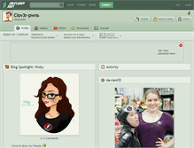 Tablet Screenshot of clov3r-pwns.deviantart.com