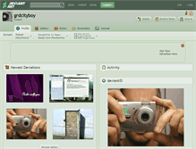 Tablet Screenshot of grdcityboy.deviantart.com