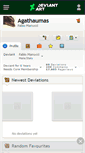 Mobile Screenshot of agathaumas.deviantart.com
