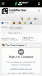 Mobile Screenshot of celebmorpher.deviantart.com