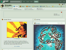Tablet Screenshot of dena-gray.deviantart.com