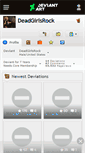 Mobile Screenshot of deadgirlsrock.deviantart.com