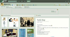 Desktop Screenshot of karasu-crow.deviantart.com