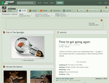 Tablet Screenshot of oubaas.deviantart.com