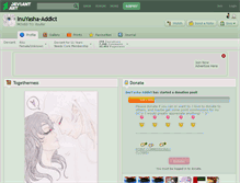 Tablet Screenshot of inuyasha-addict.deviantart.com