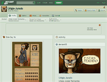 Tablet Screenshot of litigia-jurado.deviantart.com