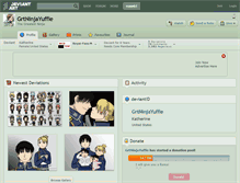 Tablet Screenshot of grtninjayuffie.deviantart.com