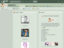 Tablet Screenshot of mangasuki.deviantart.com