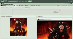 Desktop Screenshot of darkhunter666.deviantart.com