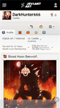 Mobile Screenshot of darkhunter666.deviantart.com