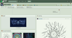 Desktop Screenshot of ladyshalafae.deviantart.com