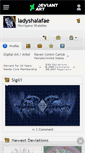 Mobile Screenshot of ladyshalafae.deviantart.com