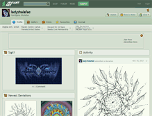 Tablet Screenshot of ladyshalafae.deviantart.com