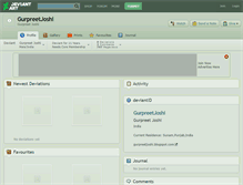 Tablet Screenshot of gurpreetjoshi.deviantart.com