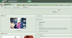 Desktop Screenshot of coldlikefire.deviantart.com