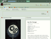 Tablet Screenshot of ladydevimon.deviantart.com