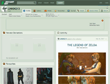 Tablet Screenshot of linkin213.deviantart.com