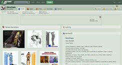 Desktop Screenshot of genchaos.deviantart.com