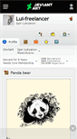 Mobile Screenshot of lui-freelancer.deviantart.com