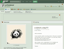 Tablet Screenshot of lui-freelancer.deviantart.com