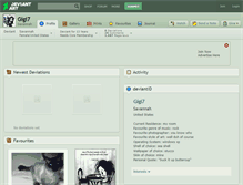 Tablet Screenshot of gigi7.deviantart.com