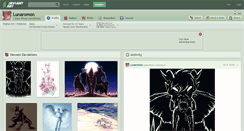 Desktop Screenshot of lunaromon.deviantart.com