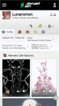Mobile Screenshot of lunaromon.deviantart.com