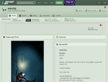 Tablet Screenshot of mirchiz.deviantart.com