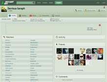 Tablet Screenshot of devious-seraph.deviantart.com