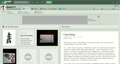 Desktop Screenshot of bastion73.deviantart.com